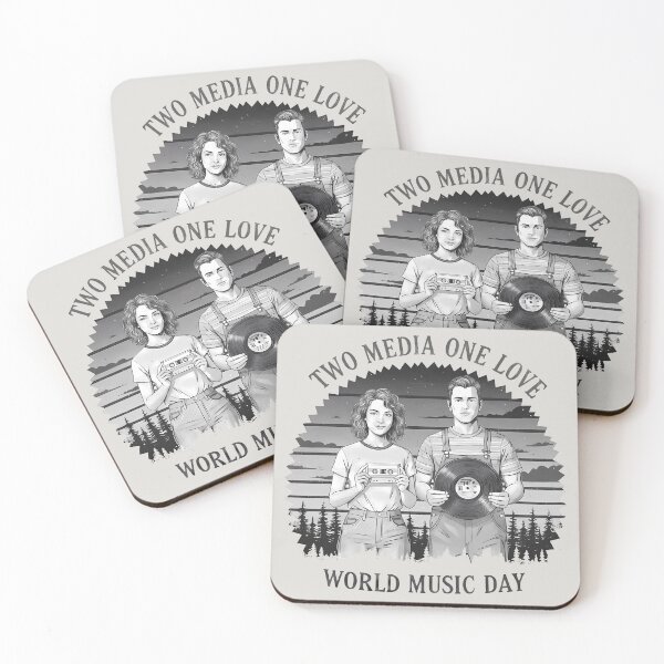Item preview, Retro Vinyl and Cassette – World Music Day designed and sold by Art-Arcade6.