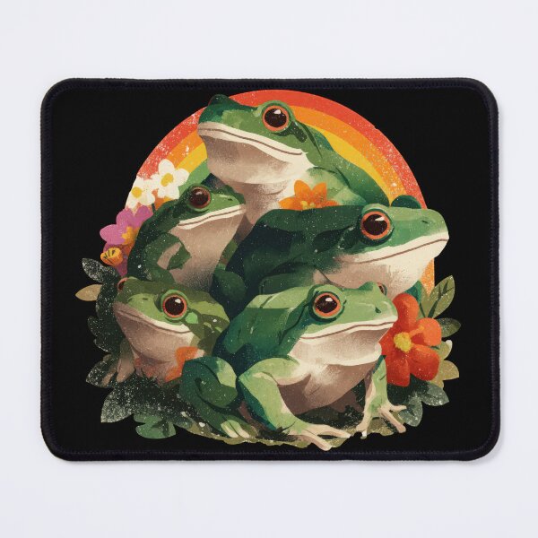 Item preview, Rainbow Frog Family Pride Nature Art designed and sold by VikArt7.
