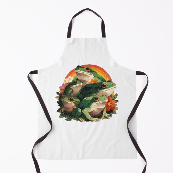 Item preview, Rainbow Frog Family Pride Nature Art designed and sold by VikArt7.