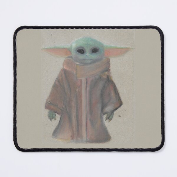 Item preview, grogu fandom fan art baby yoda star wars designed and sold by ShePaintsMusic.