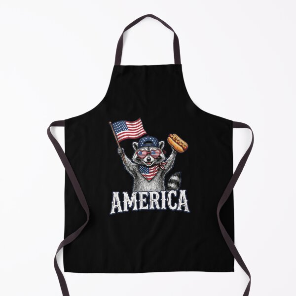 Item preview, America Raccoon Bad Day to Be a Hotdog designed and sold by dudelinart.