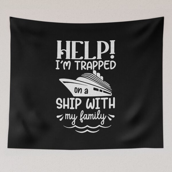Item preview, ¡AYUDA! Estoy atrapado en un barco con mi familia. designed and sold by Soceitiz.