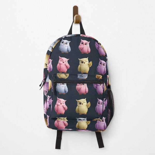Item preview, Pastel Kawaii Owls with Expressive Personalities designed and sold by MegaNovaArt.
