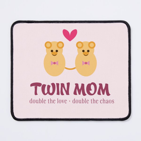 Item preview, Twin Mom Double The Love Double The Chaos Cute Shirt designed and sold by DESIGN BUREAU .