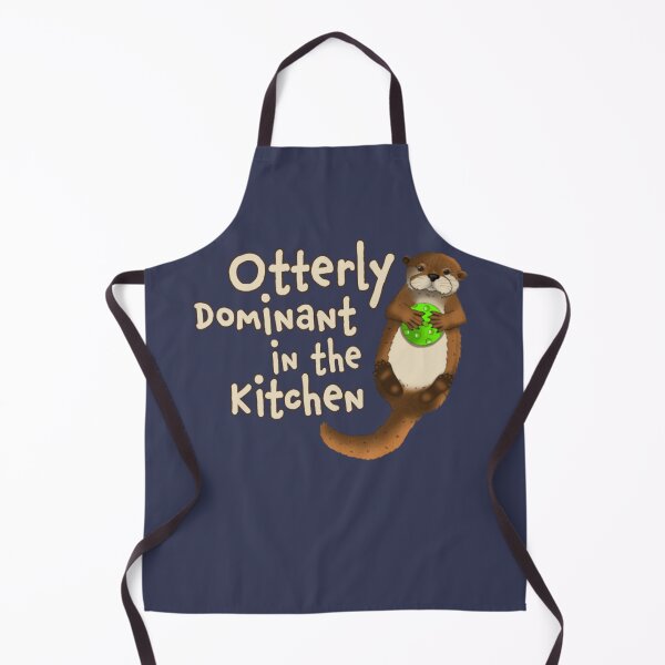 Item preview, Otterly Dominant in the Kitchen | Funny Pickleball Otter Quote designed and sold by Englandbear.