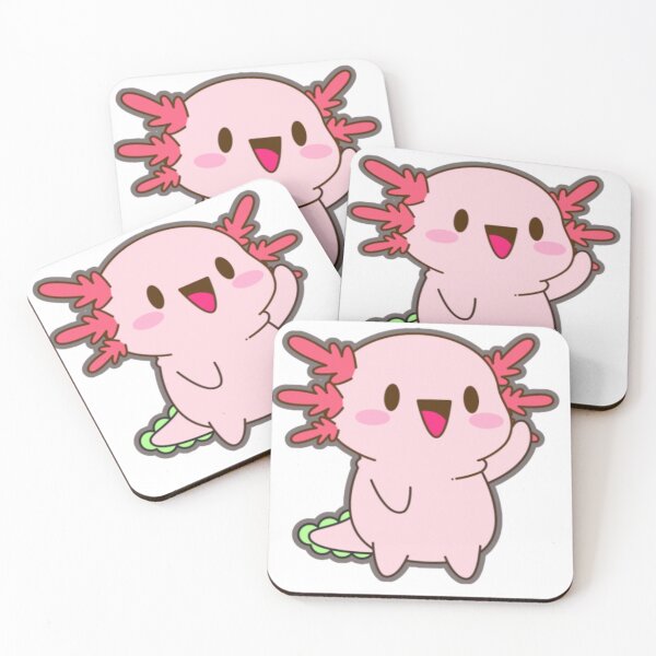 Artikelvorschau, Entzückender Kawaii-Axolotl, fröhlicher rosa Wasserdrache entworfen und verkauft von simranart111.
