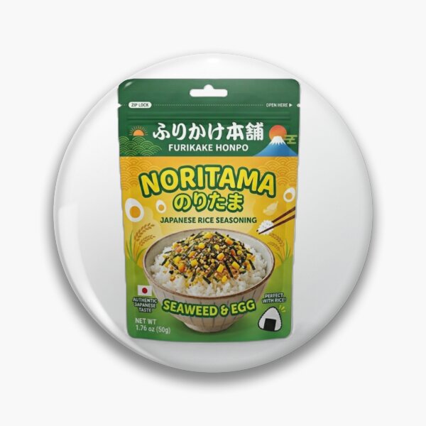 Item preview, Retro Japanese Noritama Rice Seasoning Art designed and sold by SakuraMarket26.