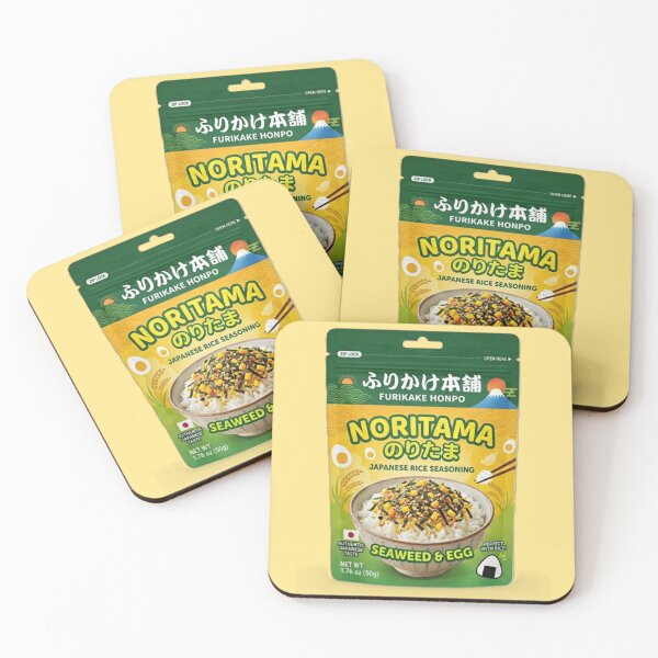 Item preview, Retro Japanese Noritama Rice Seasoning Art designed and sold by SakuraMarket26.