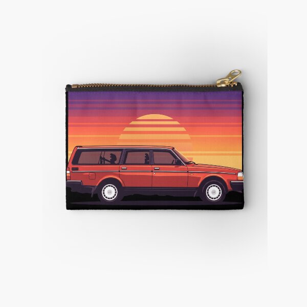 Item preview, 240 Wagon Red Retro Sunset 80s Old School Style Art designed and sold by Off-Road-Zone.