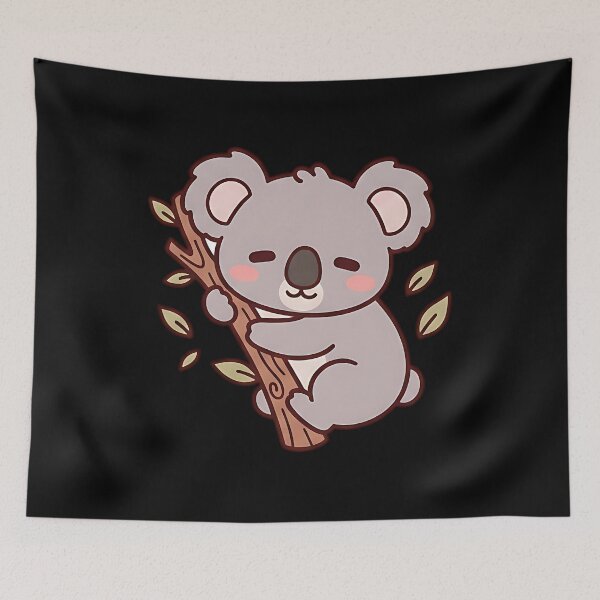 Item preview, Cute Sleeping Koala Kawaii Cartoon Animal designed and sold by UniGift.
