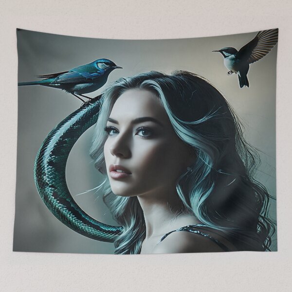 Item preview, Songbirds and Snakes 10 designed and sold by deep-sea-birds.