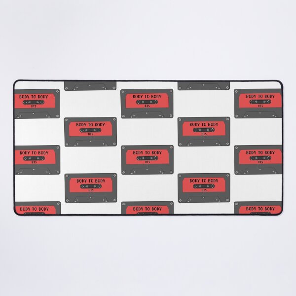 Item preview, BTS Body to Body New Song Cute Red Retro Cassette designed and sold by Ktinn.