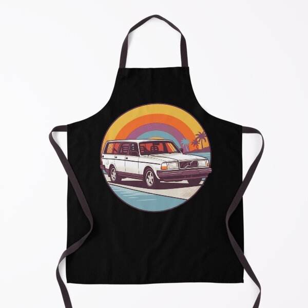 Item preview, 240 Wagon White Circle Retro Sunset 80s Style Art designed and sold by Off-Road-Zone.