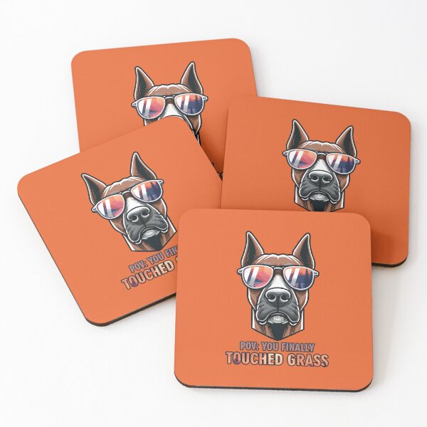Item preview, Social Detox Doberman - pov: you finally touched grass designed and sold by GraphicComet.