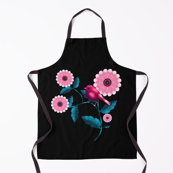 Artikelvorschau, Verspieltes rosa Vogel-Blumen-Botanisches Design entworfen und verkauft von HopeAndHustle.