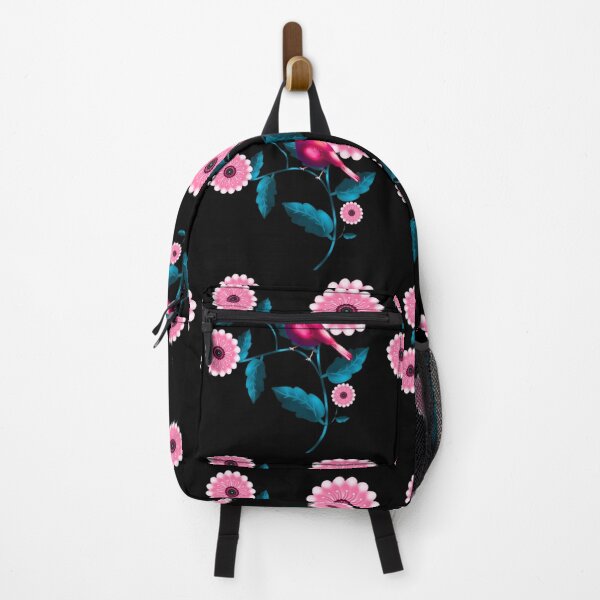 Item preview, Whimsical Pink Bird Floral Botanical Design designed and sold by HopeAndHustle.