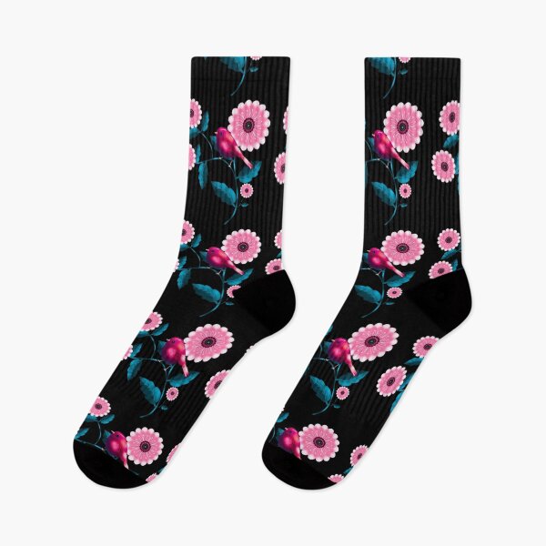 Item preview, Whimsical Pink Bird Floral Botanical Design designed and sold by HopeAndHustle.