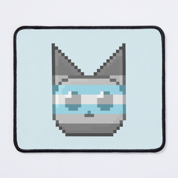 Item preview, Demiboy Pixel Pride Cat designed and sold by Lilac-Cat.