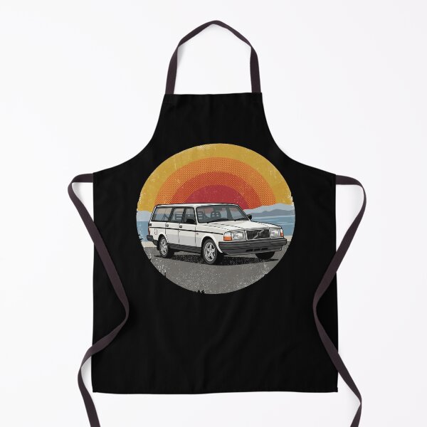 Item preview, 240 Wagon White Beach Circle Retro Sunset 80s Style Art designed and sold by Off-Road-Zone.