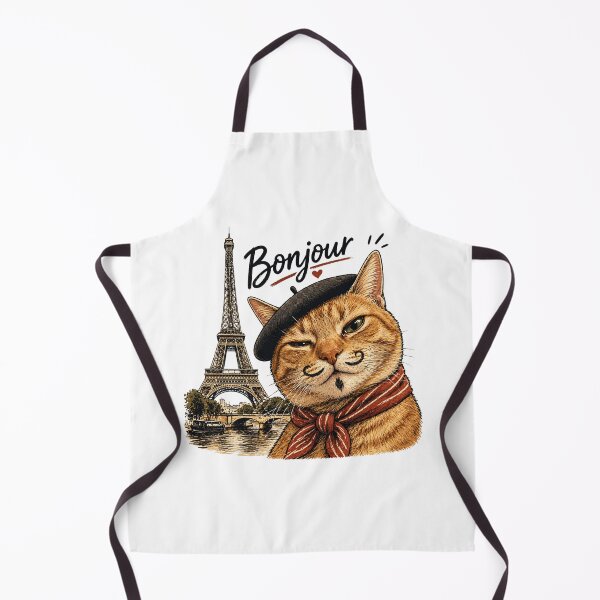 Item preview, Cute Paris Cat Graphic designed and sold by McPurrface.