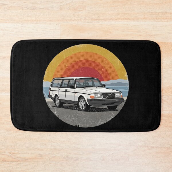 Item preview, 240 Wagon White Beach Circle Retro Sunset 80s Style Art designed and sold by Off-Road-Zone.