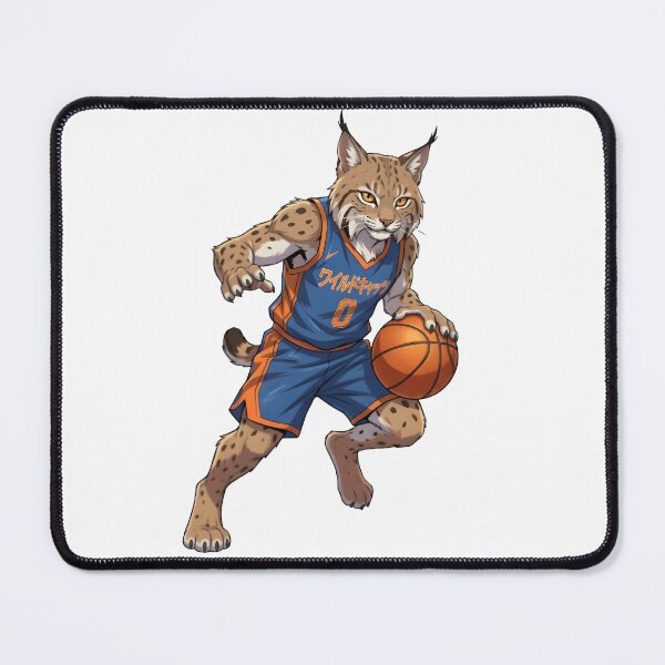 Item preview, Anime Bobcats Basketball Legend - Vintage Mascot Sport Design designed and sold by Flash Flick Ideas.