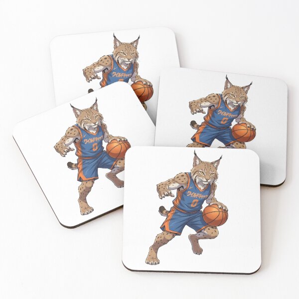 Item preview, Anime Bobcats Basketball Legend - Vintage Mascot Sport Design designed and sold by Flash Flick Ideas.