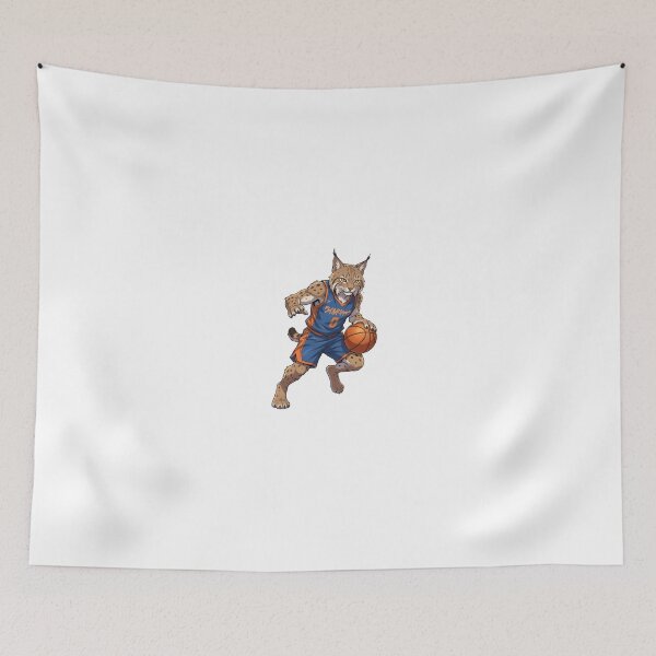 Item preview, Anime Bobcats Basketball Legend - Vintage Mascot Sport Design designed and sold by Flash Flick Ideas.