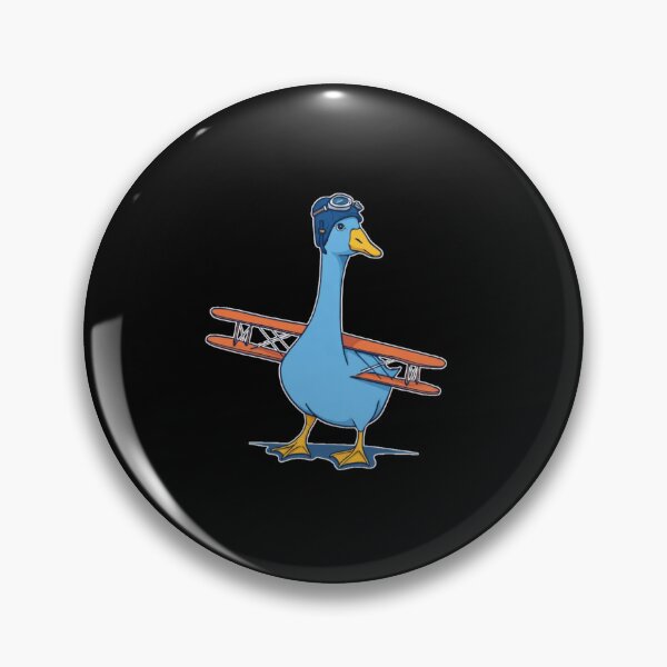 Item preview, Funny Blue Duck Pilot Ready For Takeoff - Whimsical Aviation Gift designed and sold by Cust-tshirts.