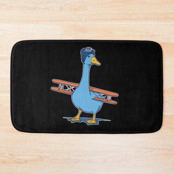 Item preview, Funny Blue Duck Pilot Ready For Takeoff - Whimsical Aviation Gift designed and sold by Cust-tshirts.