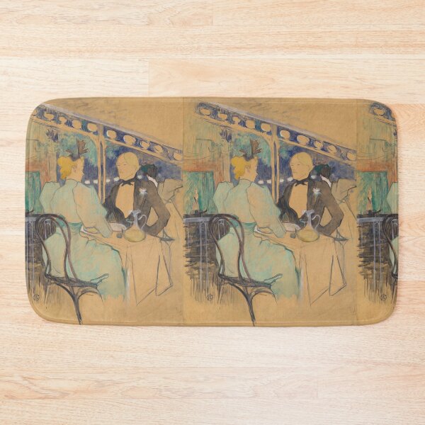 Item preview, Fashionable People at Les Ambassadeurs by Henri de Toulouse-Lautrec | Paris Café Poster Print designed and sold by artofuniverse.
