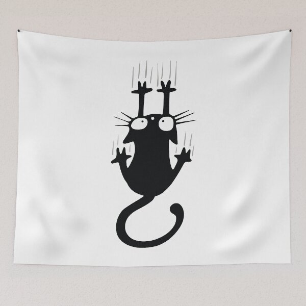 Item preview, Clingy Black Cat  designed and sold by maniacreations.