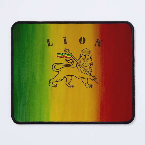 Item preview, Lion of Judah on Rastafarian Colours designed and sold by kernowerno.