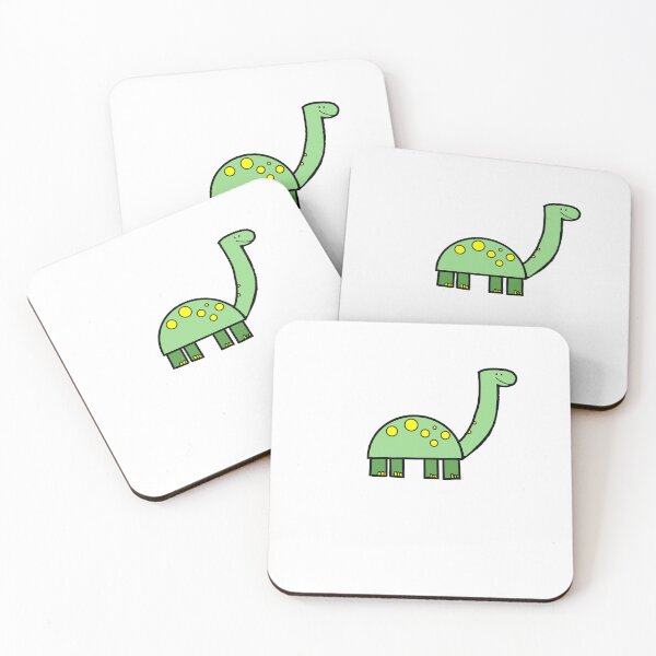 Item preview, Cute green dinosaur sticker designed and sold by Janevivictoria.