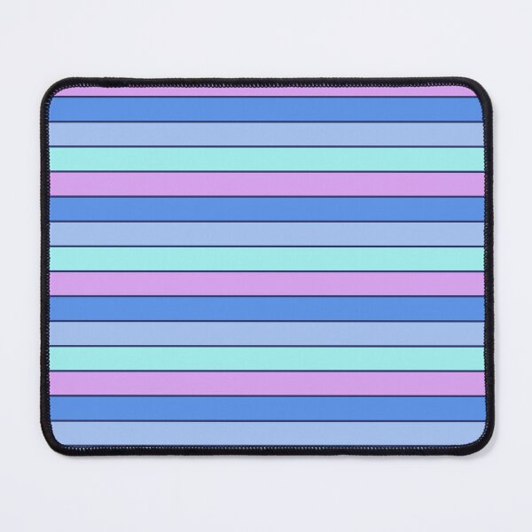 Item preview, Blue, cyan & light purple horizontal lines designed and sold by Mint + Midnight.