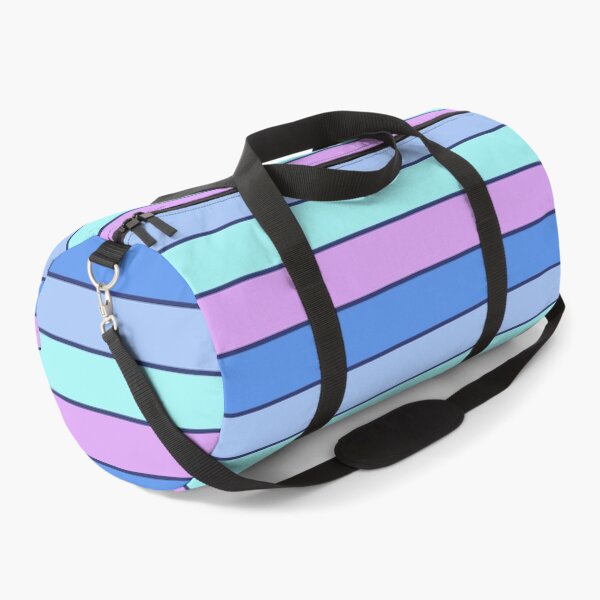 Item preview, Blue, cyan & light purple horizontal lines designed and sold by Mint + Midnight.