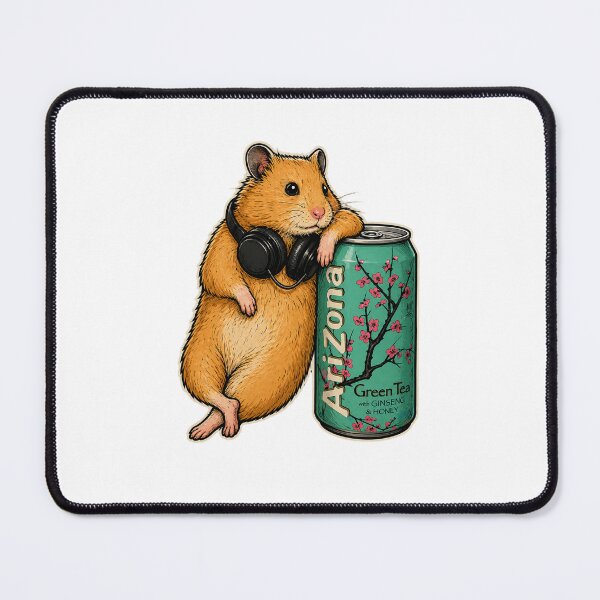 Item preview, Cute Sleepy Hamster designed and sold by McPurrface.