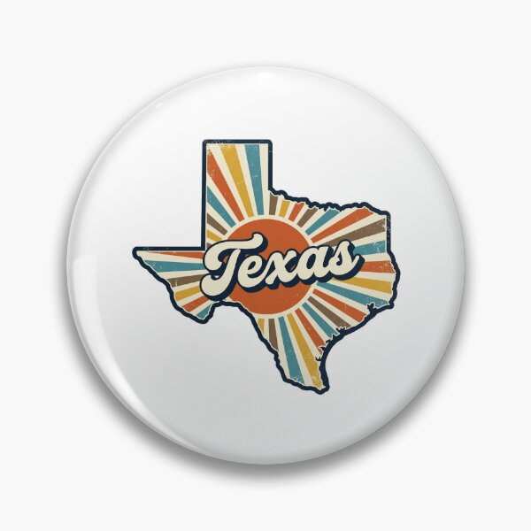 Item preview, Texas Retro Sunset State Silhouette – Vintage Distressed Design designed and sold by Paper Drip.