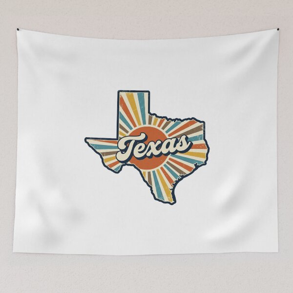 Item preview, Texas Retro Sunset State Silhouette – Vintage Distressed Design designed and sold by Paper Drip.