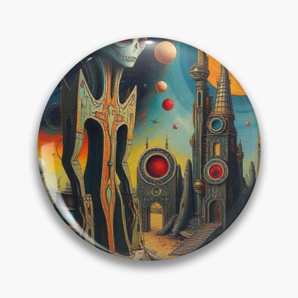 Item preview, Alien Landscape in Vibrant Colors designed and sold by RAISC.