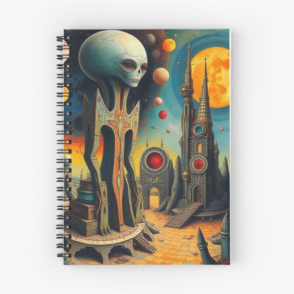 Item preview, Alien Landscape in Vibrant Colors designed and sold by RAISC.