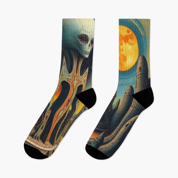 Item preview, Alien Landscape in Vibrant Colors designed and sold by RAISC.