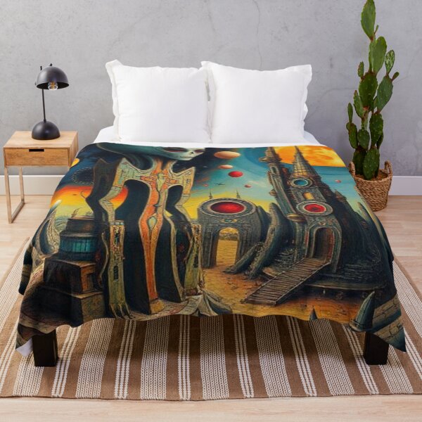 Item preview, Alien Landscape in Vibrant Colors designed and sold by RAISC.