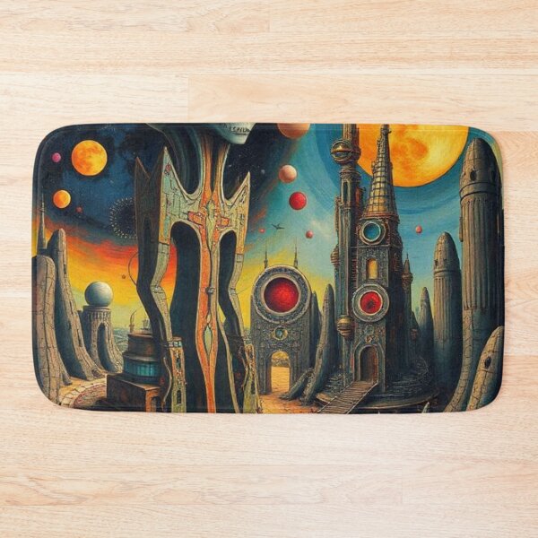 Item preview, Alien Landscape in Vibrant Colors designed and sold by RAISC.