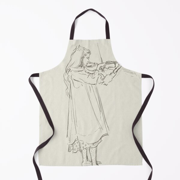 Item preview, Girl Playing the Violin by Henri de Toulouse-Lautrec | Vintage Music Sketch Art Print designed and sold by artofuniverse.