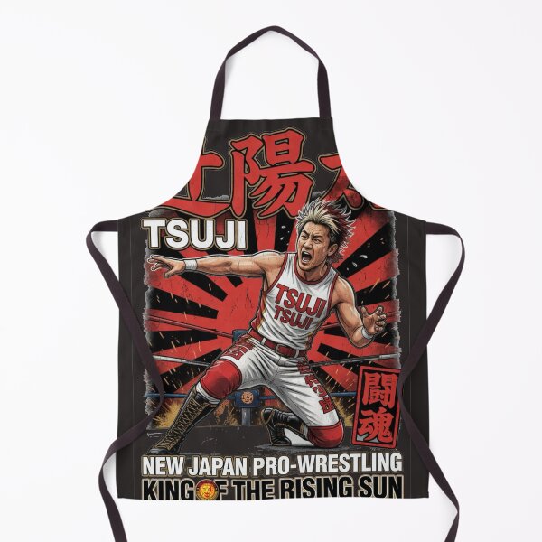 Item preview, Tsuji King of the Rising Sun - NJPW Japanese Pro Wrestling Graphic Art designed and sold by The Irish Whip.