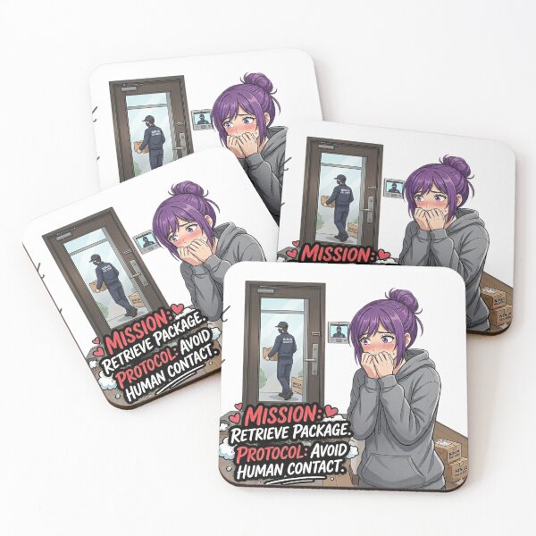 Item preview, Mission: Retrieve Package - Socially Offline Club - Funny Introvert Ninja Protocol designed and sold by DailyStruggleCo.