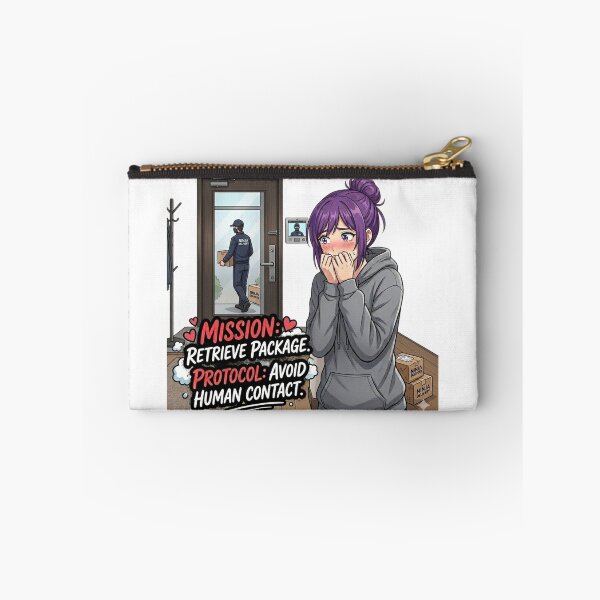 Item preview, Mission: Retrieve Package - Socially Offline Club - Funny Introvert Ninja Protocol designed and sold by DailyStruggleCo.