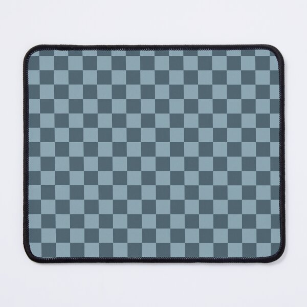 Item preview, Dark greyish blue & pewter blue checkered designed and sold by Mint + Midnight.