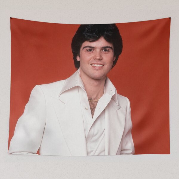 Item preview, Donny Osmond Classic Orange Background designed and sold by oliviafowlerart.